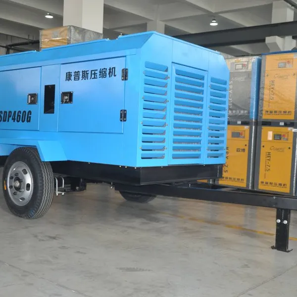 12Bar Screw Diesel Air Compressor 423cfm Air Compressor Diesel Portable Mining Air Compressor Diesel Engine photo-3