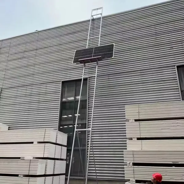 Solar System Installation Ladder Lift Roofing Elevator Safety Electric Solar Panel Lift photo-5
