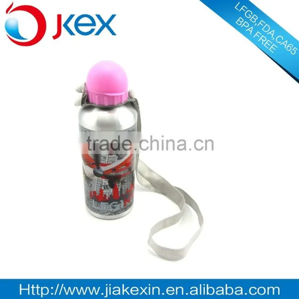 Energy Bicycle Smash Aluminum Sport Drink Bottle With Ring photo-3