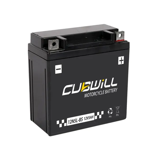 Lead Acid 12N5L-BS Rechargeable AGM Motorcycle Battery 12V 5Ah With Price photo-3