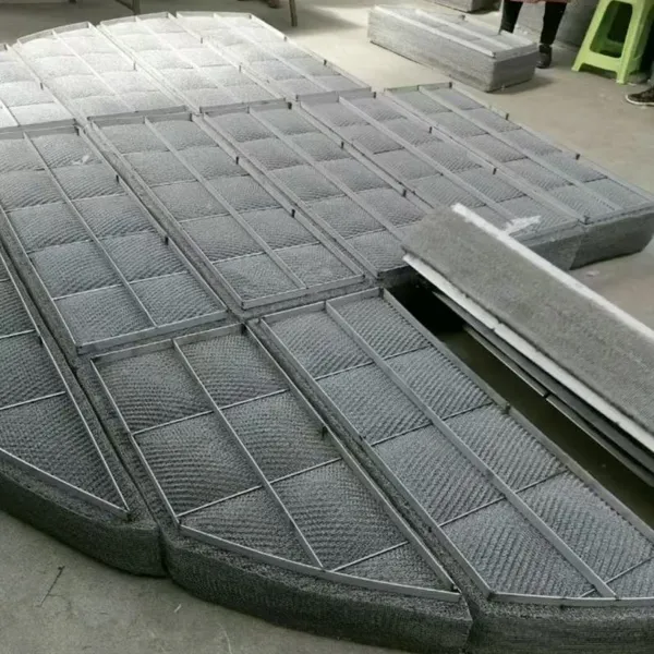 304 Stainless Steel Knitted Wire Mesh Demister Gas-Liquid Separation Filter Screen With Welding & Bending Services photo-6