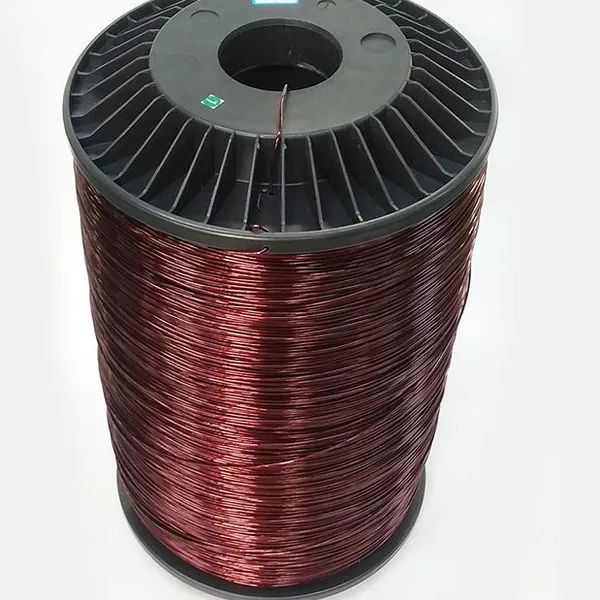 1.00-5.00mm Polyamide Compound 220 130 Class Polyester Enameled Round Aluminum Wire Copper Wire for Motor Transformer