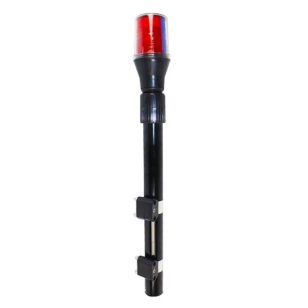 12V Rotating Traffic Patrol Motorcycle Rear Led Strobe Warning Pole Light