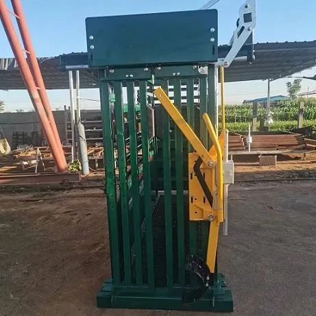 Heavy Duty Galvanized Cattle Squeeze Chute Livestock Cow Crush With Scales Factories' Farm Equipment Fencing Trellis & Gates photo-5
