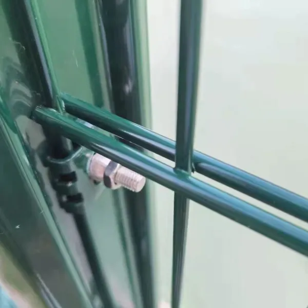 Galvanized Double Wire Mesh Fence With 2.5mm Wire Diameter for Industrial Security photo-3