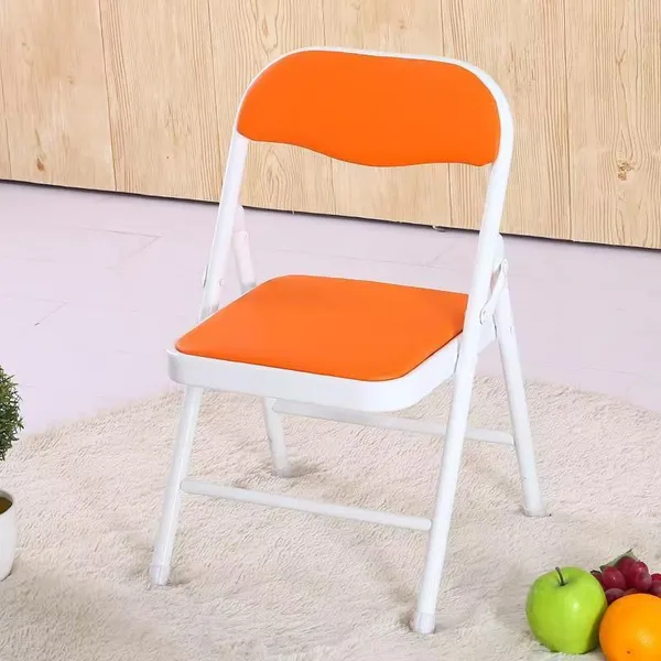 Premium Portable Folding Chair With Padded Seat, Heavy Duty Metal Frame for Home, Office, Kitchen, and Outdoor Events - Multiple Colors Available photo-2
