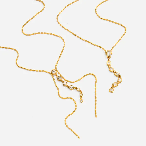 Scratch Resistant Stainless Steel Necklace With 0.5 Micron TiN Layer