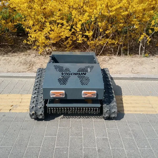 Cutting Height 1-15 cm Adjustable Blade Height by Remote Control Remote Track Mower Radio Controlled Lawn Mower