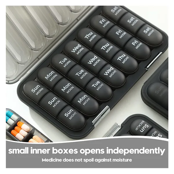 Pill Organizer Medicine Box Wholesale Pill Box 7 Days Pill Boxes