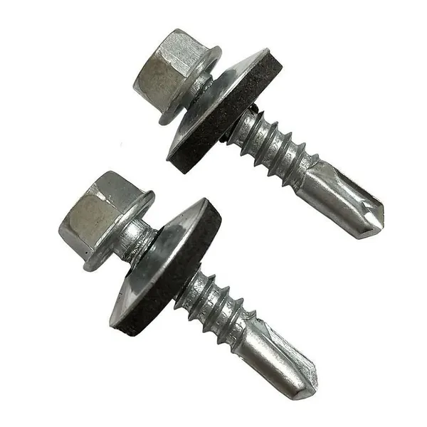Fast Drilling Self Drilling Screws for Metal Roofing With EPDM Washer Stainless Steel 410 photo-4