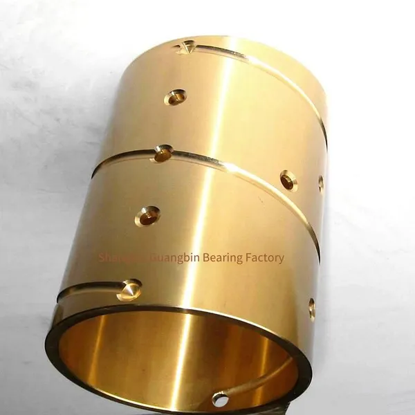 Shanghai Guangbin Manufacturer of Copper-based Inner Grooved Oil-hole Copper Sleeve Bearings, Shaft Sleeves and Straight Sleeves With Grease Lubrication