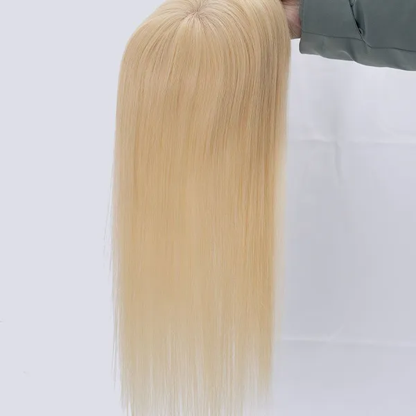 Findingdream Light Blonde Remy Hair Toppers