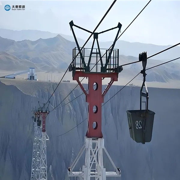 Daqin Funicular Cable Car: Material Ropeway + Aerial Tramway + Gondola Lift for Heavy Loads-Cargo Ropeway photo-4