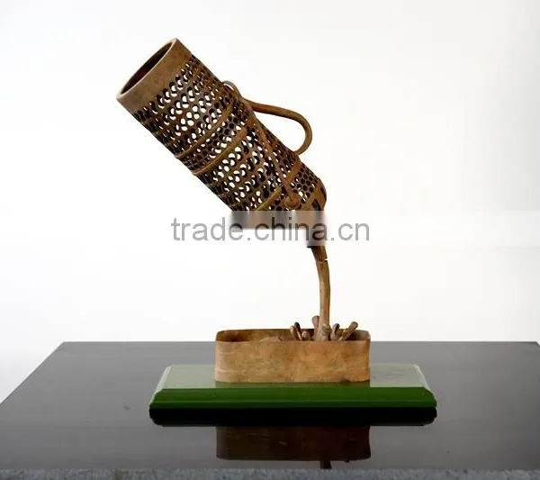 Home Decoration Bronze Pour Coffee Statue Modern Sculpture Patented photo-2