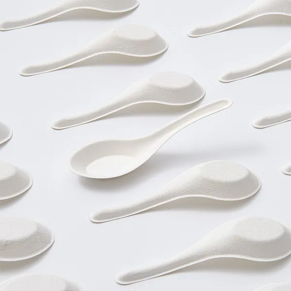 Bulk Disposable Cutlery Bagasse Knife Fork Spoon Set With Inspection Report Standard Compliant