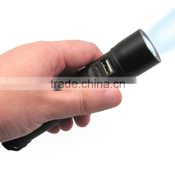 2016 Portable Multi-functional 3 in 1 Car Charger Connector Pin Led Flashlight With Usb Charger photo-4