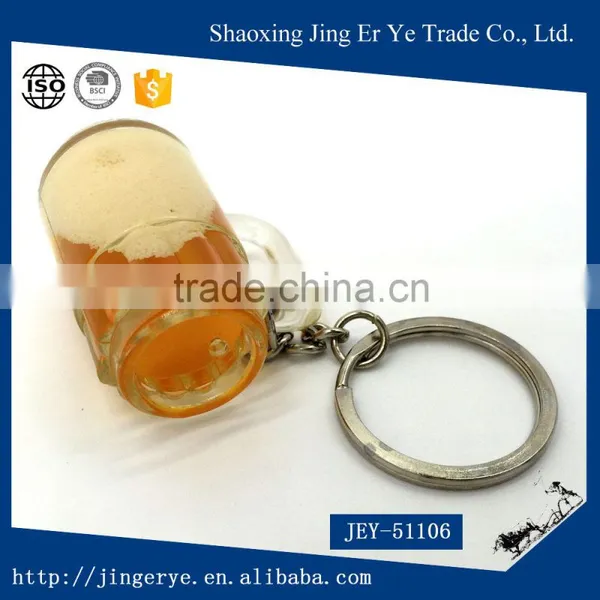 Mini Beer Glass Shaped Acrylic Keychain photo-5