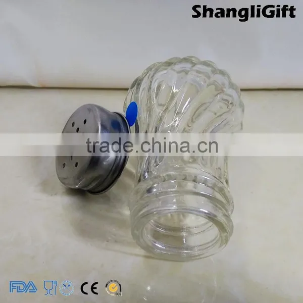 50ml Ribbed Spice Bottles Pepper Grinder Glass Bottle photo-3