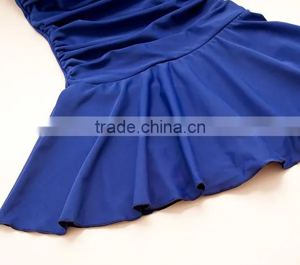 2016 High Quality Lady Swimsuit Dress Nylon With Lycra Swimming Suit photo-6