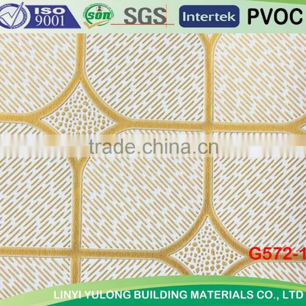 Colorful Vinly Gypsum Ceiling Tiles photo-3