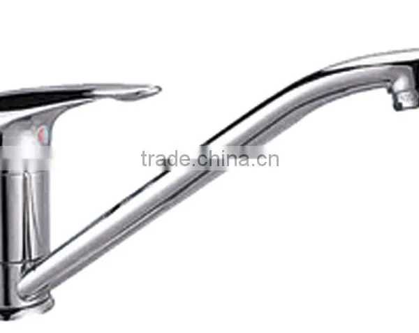 Deck Mounted Kitchen Faucet Sink Mixer photo-3