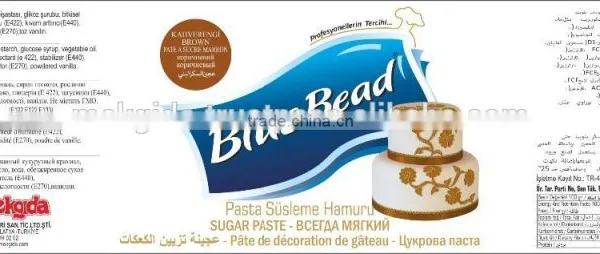Blue Bead (Brown) Sugar Paste & Fondant For Pastry Decoration photo-3