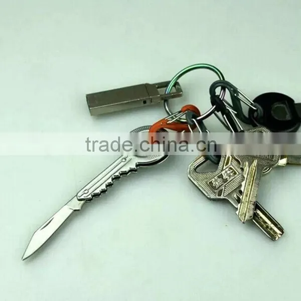 NAMANN MINI TINY Protable Key Fold Knife Key Keys Pocket Knife Key Chain Knives Peeler Mini Camping Key Ring Knife Tool Tools ED photo-4