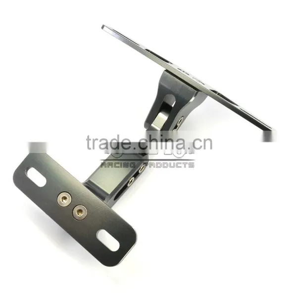 BJ-LPL-033 Top Quality CNC Aluminum Universal Motorcycle Plate Holder Motorcycle photo-4