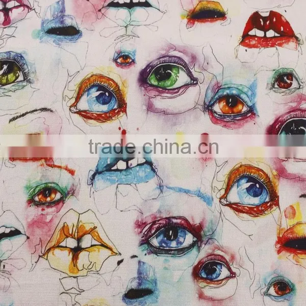 New Product of Digital Printed Woven Textile Canvas 100% Cotton Fabric Printing photo-4