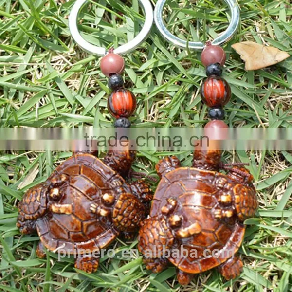 Retro Rosewood Wooden Tortoise Bead Key Chain Wholesale Custom photo-5
