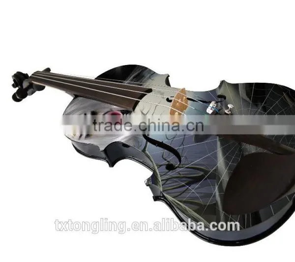 Dacorative Nice Art With Halloween Style Violin photo-2