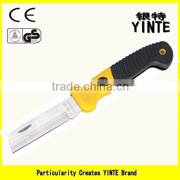 China Factory Hand Tool Utility Knife Cutter With New Insulation Plastic and Silver Color photo-5