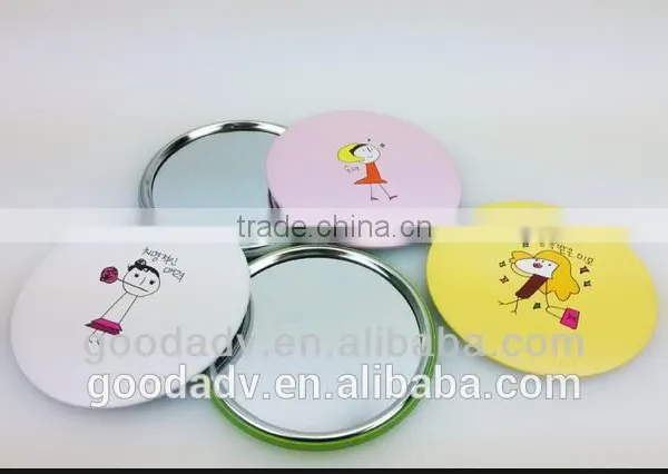 2016 Hot Sale Fashion Tin Mirror /metal Mirror for Promotion Gifts photo-2