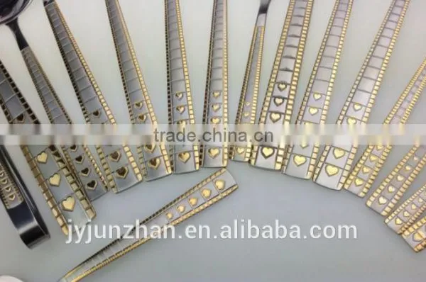 Golden Stainless Steel Cutlery Sets Spoon Fork Knife With Low Price-- Direct Factory in Jieyang photo-4