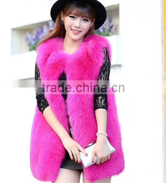 2015 Fashional Hot Sale Fox Fur Vest for Women photo-6
