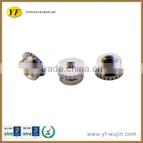 Precision Turning Cell Phone Insert Nut/Miniature Nut Insert for Cellphone, Mobile Phone Nuts