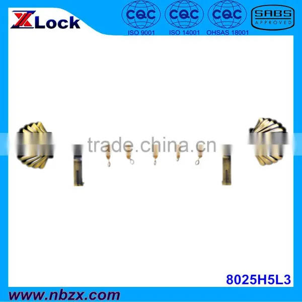 Decorative Iron Round Fan-shaped Curtain Rod Set (8025H5L3) photo-3