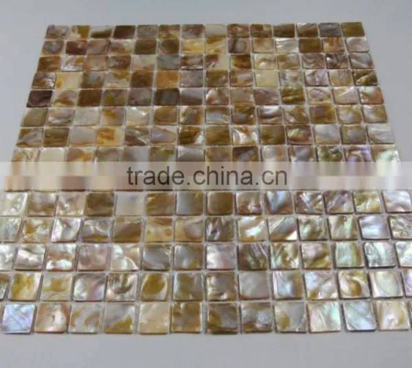 Square Pattern Chinese Freshwater Shell Mosaic Tile,bathroom Wall Tile photo-2