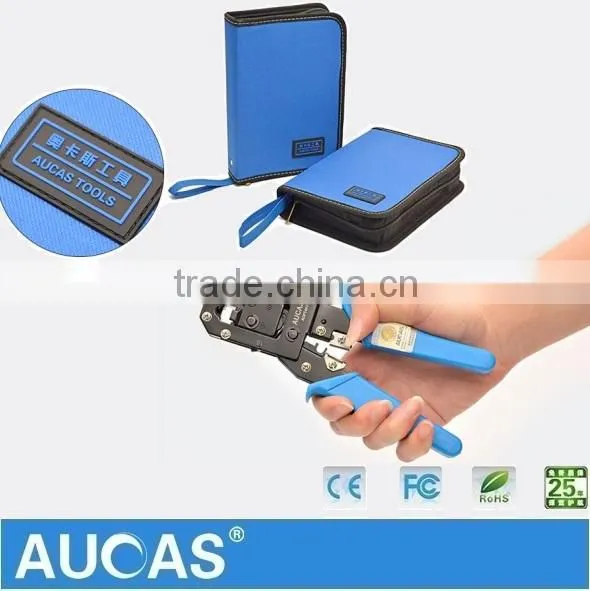 Taiwan Aucas Manufacturer & Factory Supplier Lan Network Cable Crimping Tool Kit Competitive Price photo-3