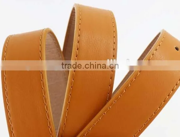 New Designer Ladies Leather Belt With High Quanlity Brown pu Leather Buckle in Yiwu photo-6