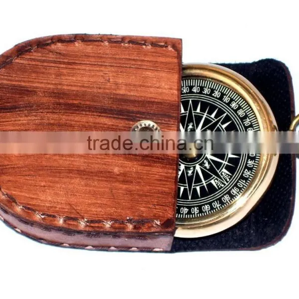 Nautical Solid Brass Maritime Gift Compass - Pocket Compass 13492 photo-3
