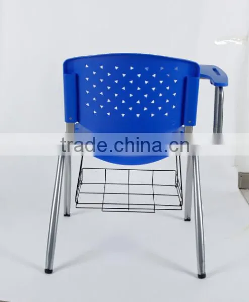 Lihua Factory Wholesale STACKABLE Plastic Student School Chairs With Writing Pad 1008d photo-4
