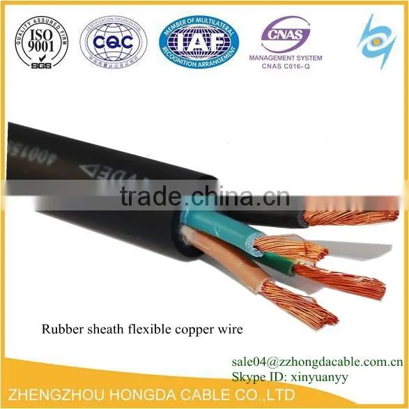 BV / BVR / ZR-BV / ZR-BVR / NH-BV 2 Core 4mm LSZH Flame Retardant PVC Insulation Ground Cable 25mm2 Thw Wire 600V