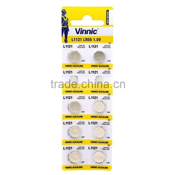 L1121 Lr55 Watch Battery Ag8 Primary Button Cell photo-3