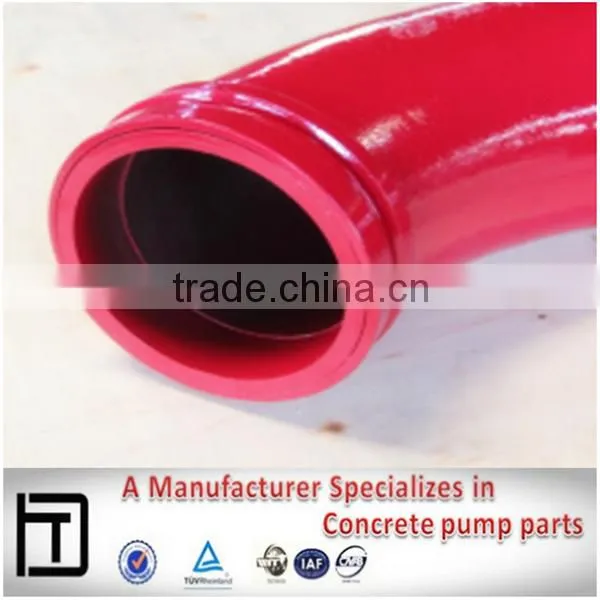 DN125*R180*90D Casting Pipe Elbow,Concrete Pump Pipe Spare Parts in China photo-5