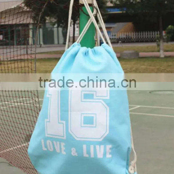 Hot Sale Cotton Canvas Drawstring Bag for Sport Supplier's Choice photo-4