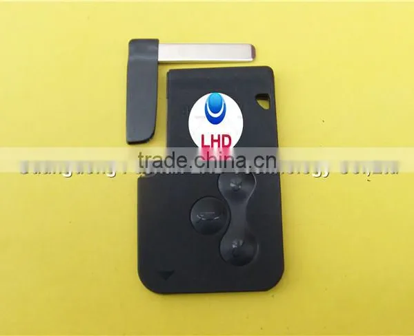 Renault Card Case for Renault Megane Clio Blank Card 3 Button Smart Key Card photo-2