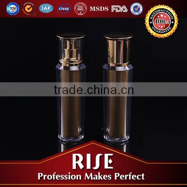 White-black Painted Airless Cosmetic Packaging photo-2