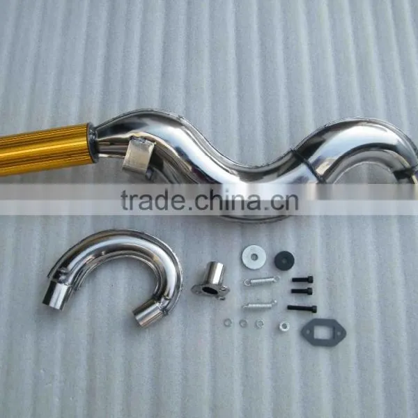 Mini Bike Exhaust Pipe Mini Bike Spare Parts 2 Stoke Pit Bike Parts photo-3