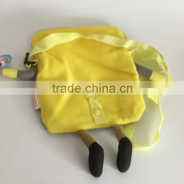 Custom Plush Pink Cat Backpack, Hot Selling Soft Animal Plush Backpack photo-4